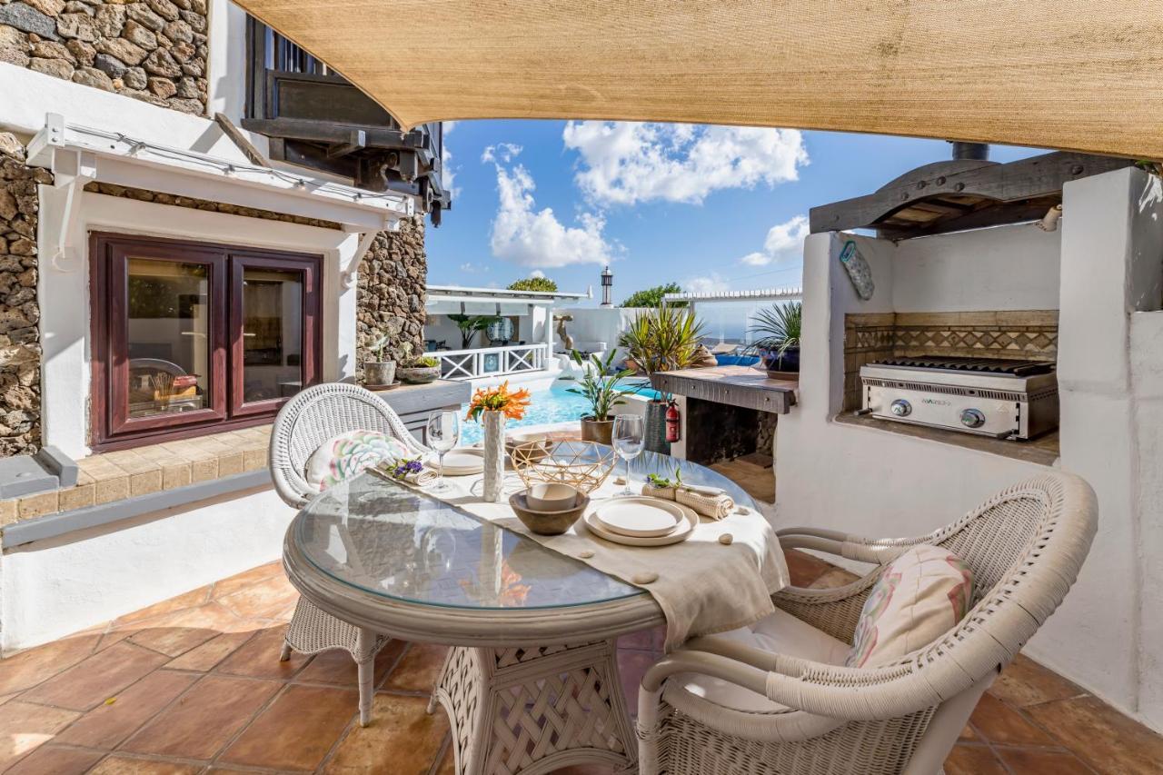 Deluxe Designer Historic Villa Via Lactea, Panoramic Sea Views, Own Private Heated Pool And Subtropical Garden La Asomada  Bagian luar foto